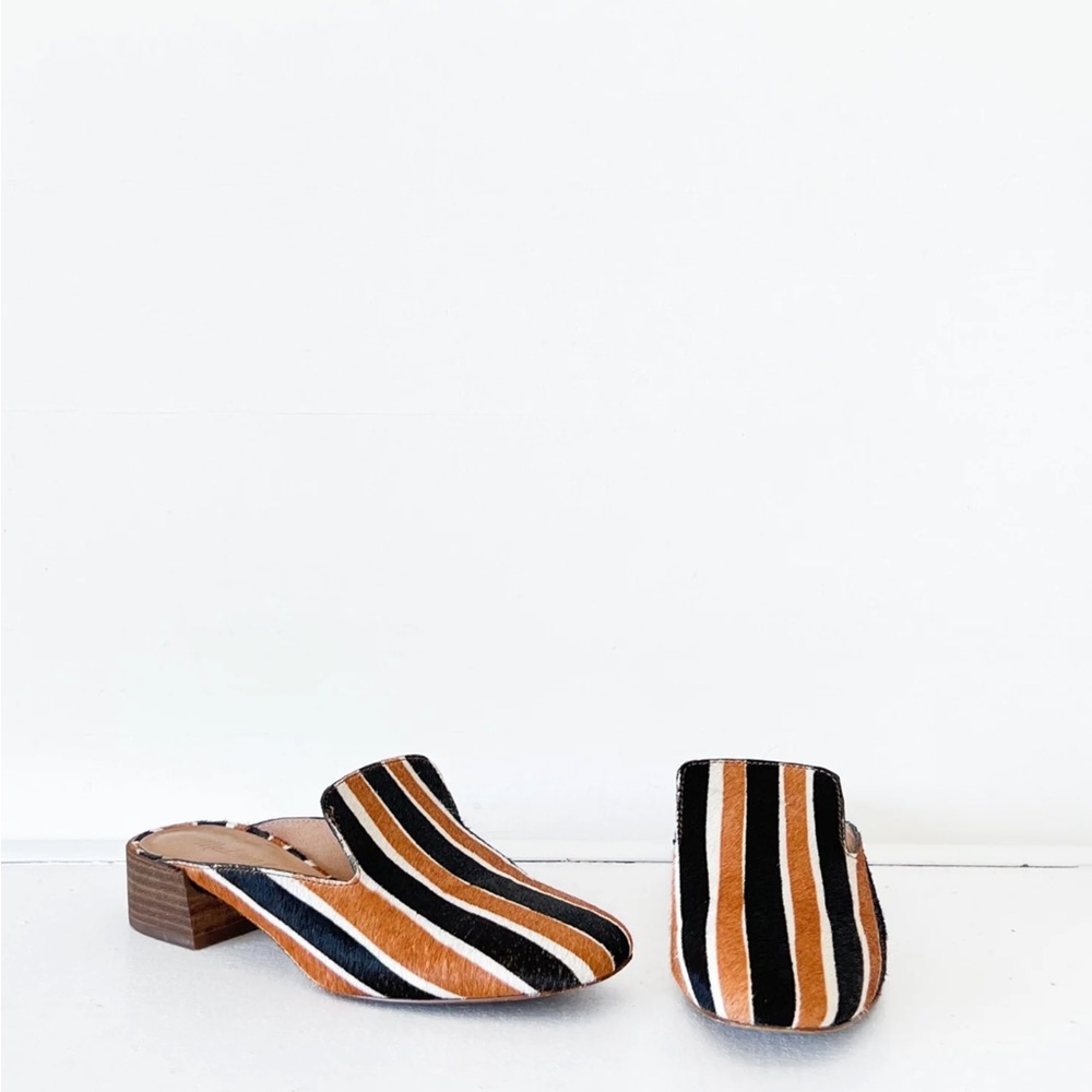 Madewell Striped Willa Loafer Mule